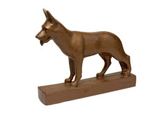Schäferhund Figur massiv