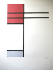 Pieter mondrian lithographie - pieter, mondrian: