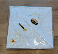 2 Kissenbezüge - Aussteuer - Retro - sehr alt - 80x80 cm - mit Stickerei