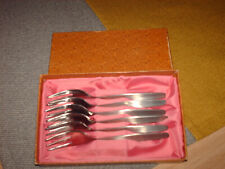 6 Kuchengabeln -BERAM Rostfrei - DDR Original Karton unbenutzt