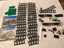 Lego 60198 Güterzug Eisenbahn 32 Schienen, Wagon Motor Ersatzteile Platte ???