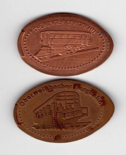 Elongated coin oberweißbach - elongated,