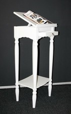 Massivholz Stehpult weiß