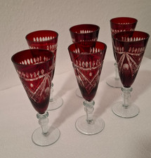 Sekt Gläser Set, Rubin