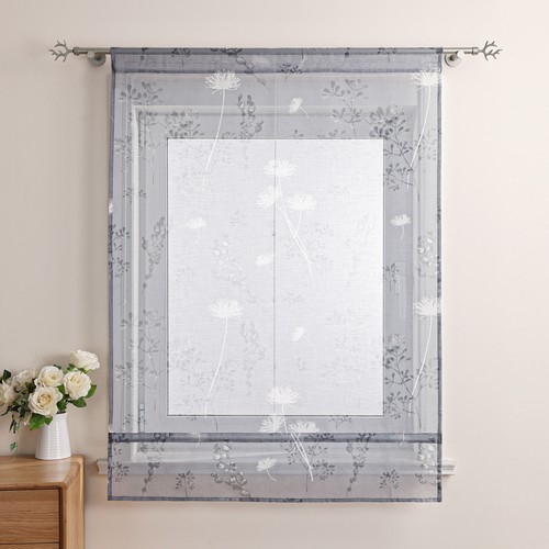 Transparent raffgardinen - transparent,