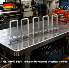 1x U-Bügel Gegenplatte