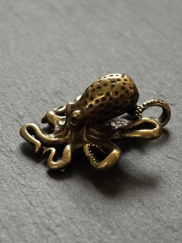 Oktopus figur messing krake - |,