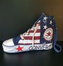 CULT CONVERSE ALL STAR TASCHE UMHÄNGETASCHE SPORTTASCHE GROßER SCHUH CHUCKS RARE