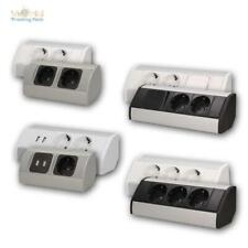 Steckdosenblock Aluminium