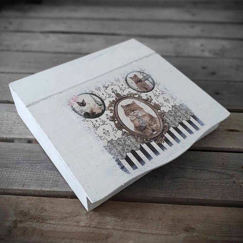 Vintage sekretär schatulle - vintage,