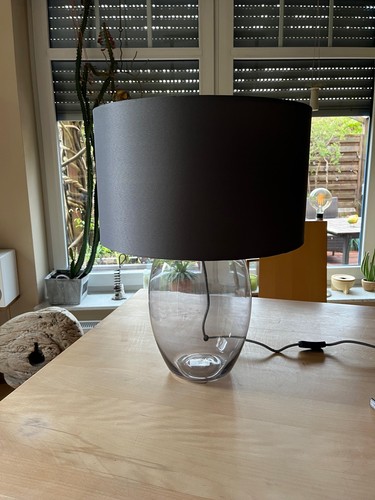 Tischlampe mit glasfuß - glasfuß, *wie