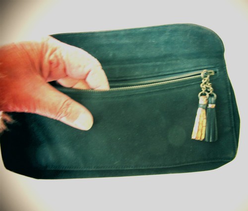 Antike schwarze abendtasche - antike,