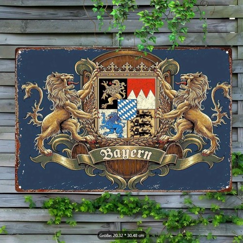 Deko blechschild mit - deko,