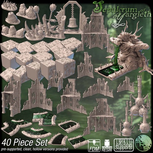 Diseased ruins 3d - diseased,