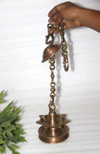 Antik Messing Tempel Diya