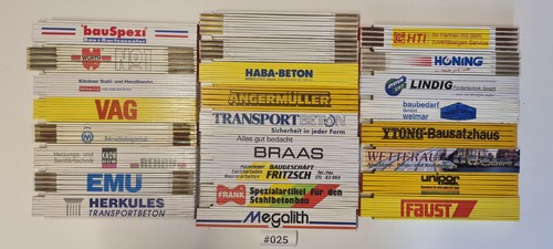 Zollstock sammlung stück - sammlung, 25