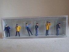 Preiser Schiffsbesatzung Seeleute Hafen Arbeiter 10353 H0 1:87 OVP 6 Personen