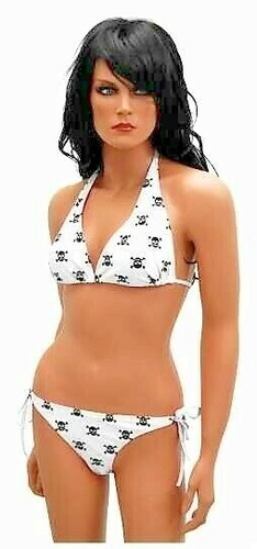 Bikini mit totenköpfen - bikini,