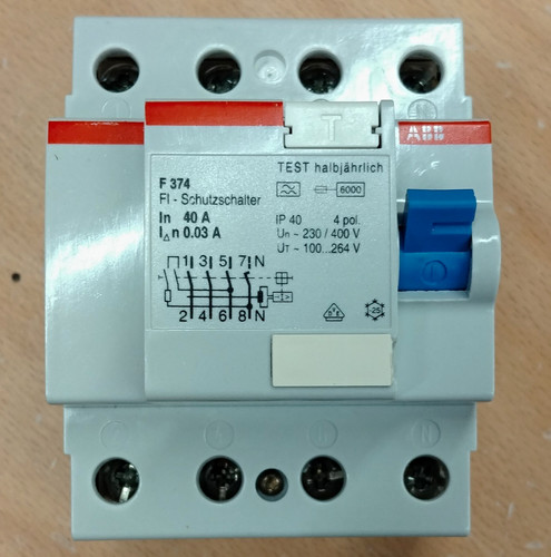 Abb schutzschalter typs f - abb, fi-schutzschalter