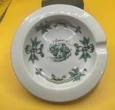 Meissen Aschenbecher rund reicher Grüner Hofdrache 1.Wahl  Ø9,5cm