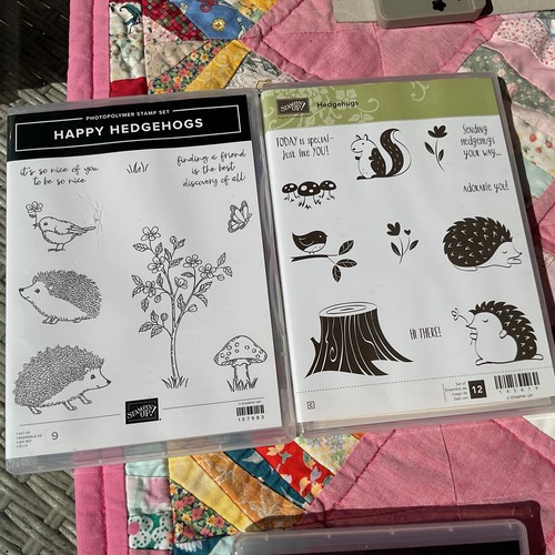 Stampin happy igel - up,