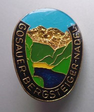 Anstecknadel  -Hutnadel - Wandernadel - Brosche - Gosauer Bergsteiger Nadel