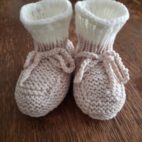 Babyschuhe handgestrickt - babyschuhe,,