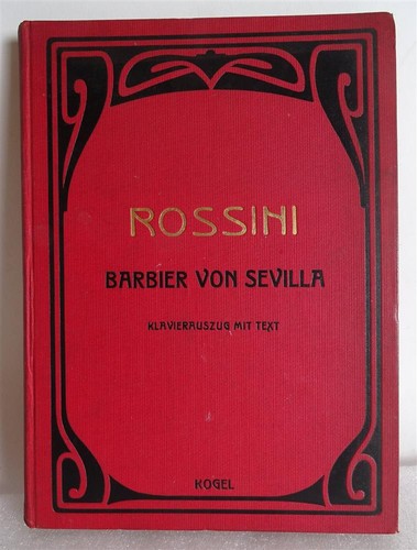 Rossini barbier von sevilla - barbier,