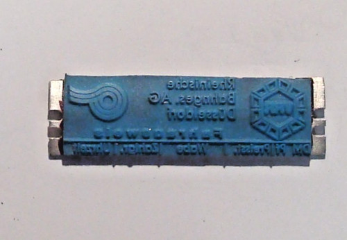 Klischee stempel für aeg - klischee,