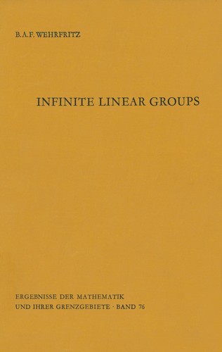 Infinite linear groups bertram - infinite,