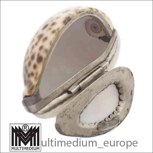 Antike tigermuschel tabatiere - antike,