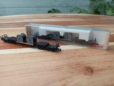 Fleischmann 8299 Spur N Tiefladewagen Kabelmetall