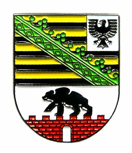 Pin sachsen anhalt wappen - sachsen,