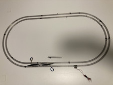 Märklin Mini - Z Anlage Doppel-Gleisoval 8530 8520 mit elektrischen Weichen 8562