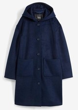 Kurzmantel in Wolloptik mit