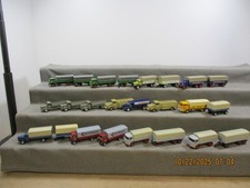 Wiking u.a. 1:87 Modellfahrzeuge Set 17-tlg. Div. LKW mit Anhänger ohne OVP ZP29