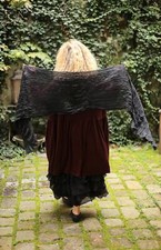 Privatsachen - XL Lagenlook SCHAL CRASH - schwarz