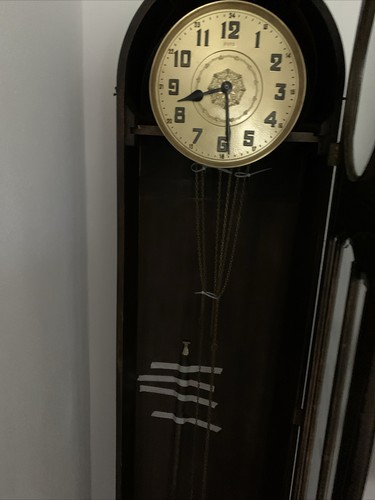 Standuhr gustav becker antik - standuhr,