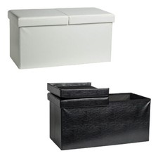 Echtwerk Sitzbank FLEX Faltbare Sitztruhe Spielzeugkiste Hocker B-WARE