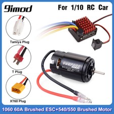 9IMOD 1060 RTR Waterproof 60A ESC Fahrtenregler BEC 6V3A Brushed Motor Combo Set