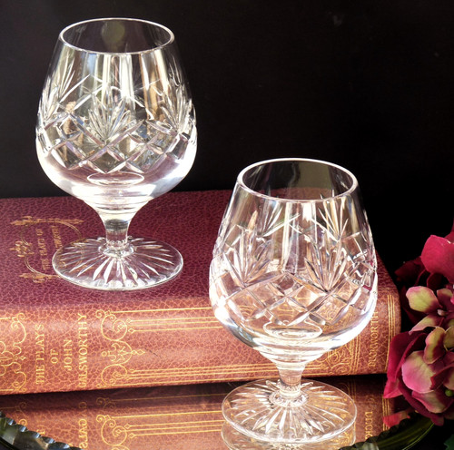 Paar kristallgläser brandy - paar,