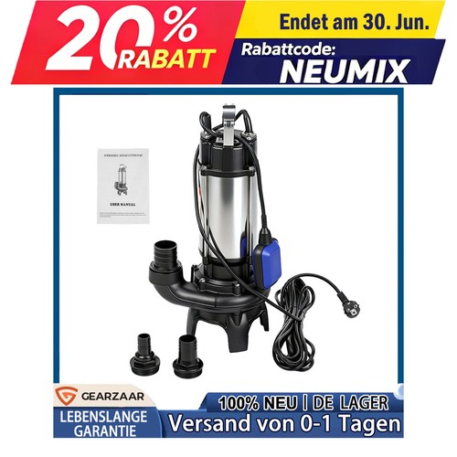 1500w fäkalienpumpe - 1500w,