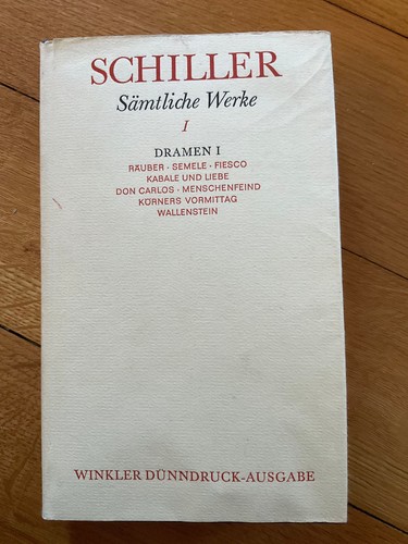 Friedrich schiller sämtliche - friedrich, schiller: