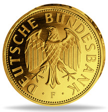 Deutschland 1 DM 2001 Goldmark - Münzzeichen F