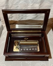 Vintage Reuge Swiss Sainte Croix 72 /3 Keys Music Box (Video ansehen)