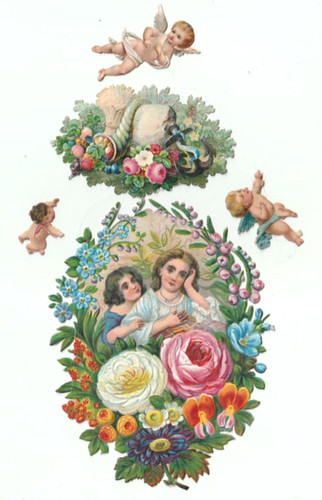 Oblaten victorian scraps - victorian,