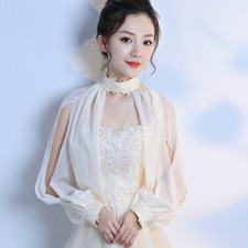 Chiffon Bolero Schulterjacke