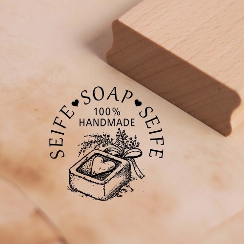 Motivstempel seife soap - seife,