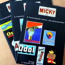 MICKY'S Reklameschilder 8. 9