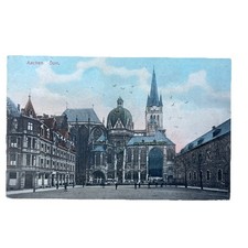 Postkarte AK Aachen Dom
